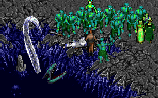 The Undead of Hydros attack Devon and an unconscious Cyrrus